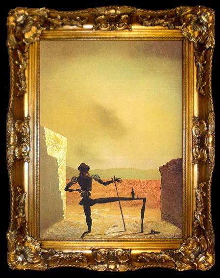 framed  salvadore dali The Ghost of Vermeer of Delft Which Can Be Used As a Table, ta009-2